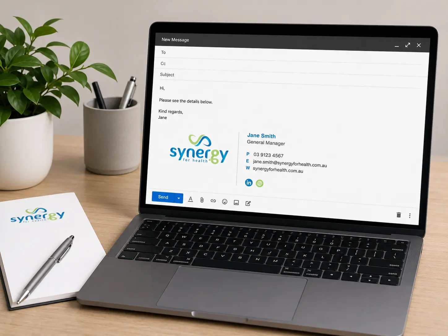 Email Signature and Letterhead